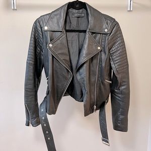 Leather Moto Jacket